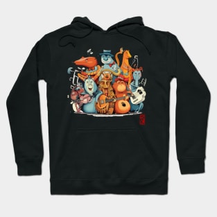 Animal band Hoodie